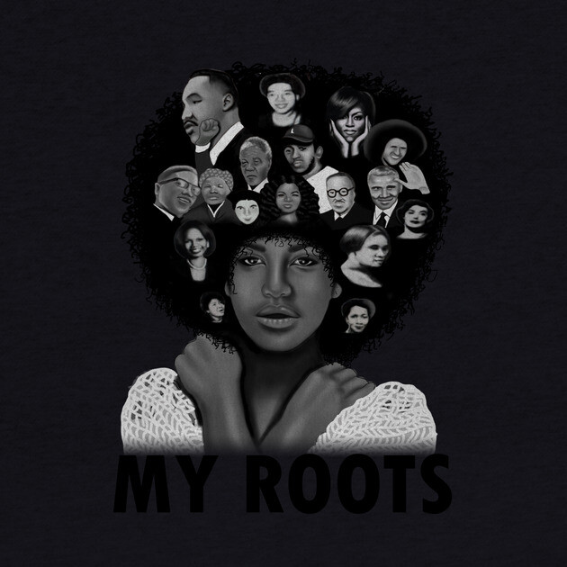 My Roots, Black African History Afro by logiamerch