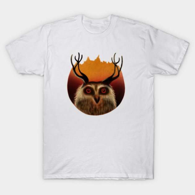 Owl Deer, Animal T-Shirt by logiamerch