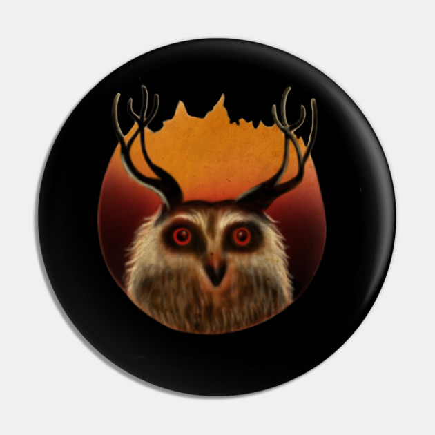 Owl Deer, Animal Pin by logiamerch