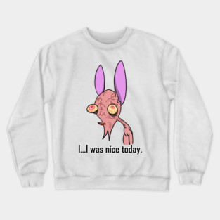Ren and Stimpy I was nice today Crewneck Sweatshirt