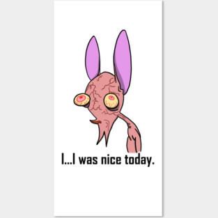 Ren and Stimpy I was nice today Posters and Art