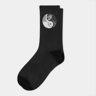 Owl Yin Yang, Love Owls, Zen Meditation Socks