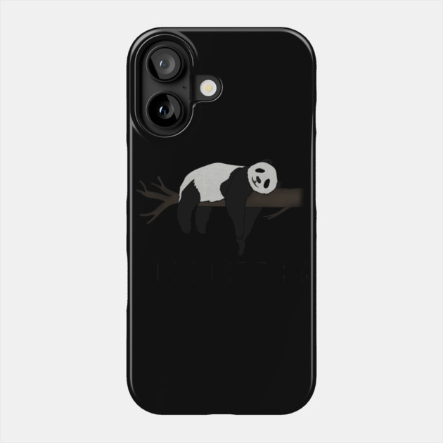 Lazy Day, Nope not today, Funny Panda Phone Case by logiamerch