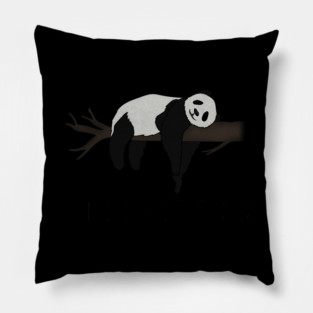 Lazy Day, Nope not today, Funny Panda Pillow