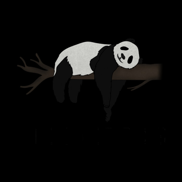 Lazy Day, Nope not today, Funny Panda by logiamerch