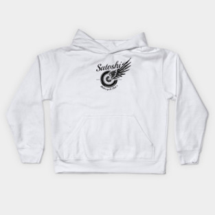 Satoshi Motorcycle Club (light) Kids Hoodie