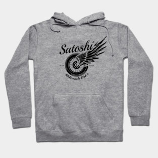 Satoshi Motorcycle Club (light) Hoodie