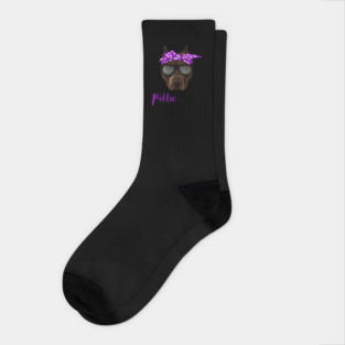 Pittie Mom, Pitbull Lover Socks