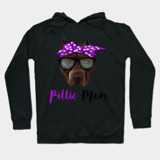 Pittie Mom, Pitbull Lover Hoodie
