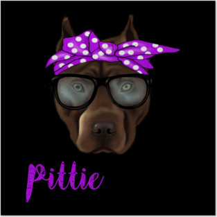 Pittie Mom, Pitbull Lover Posters and Art