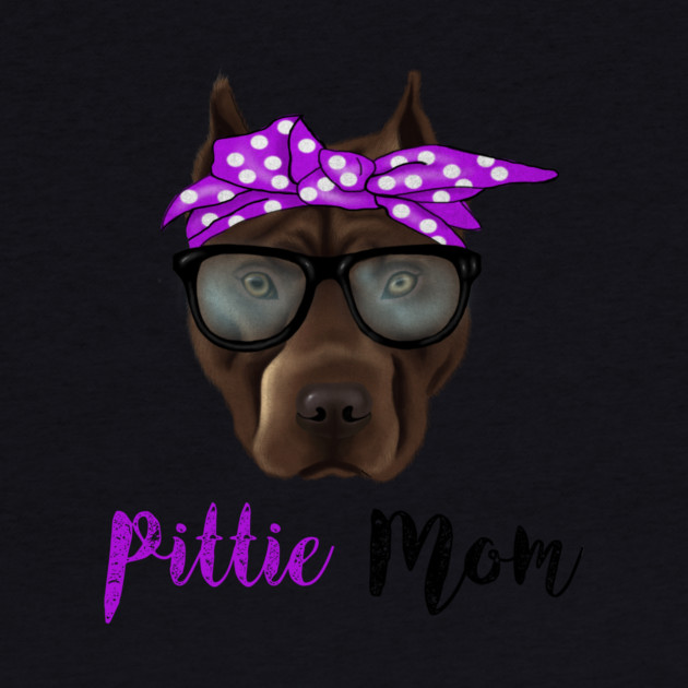 Pittie Mom, Pitbull Lover by logiamerch