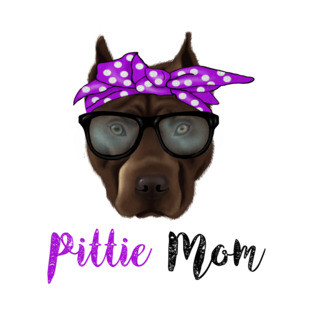 Pittie Mom, Pitbull Lover T-Shirt