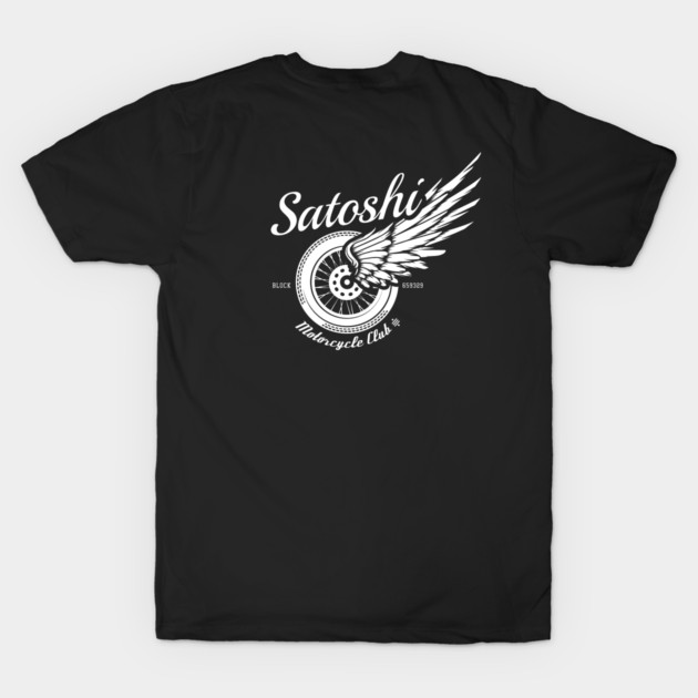 Satoshi Motorcycle Club (dark) by Satoshi Symbol