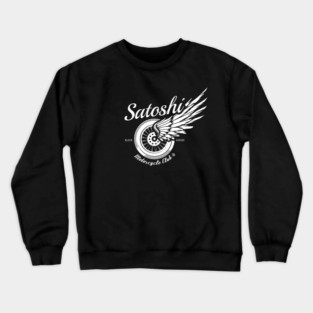 Satoshi Motorcycle Club (dark) Crewneck Sweatshirt