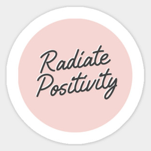 Radiate Positivity Sticker