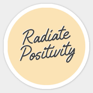 Radiate Positivity Sticker