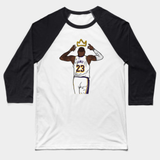 LeBron James Crowns Himself Baseball T-Shirt