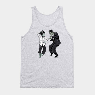 Pulp Frankenstein Halloween Tank Top