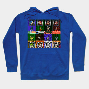 Mega Man 4 Bosses Hoodie