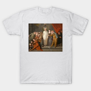 The Italian Comedians - Antoine Watteau T-Shirt
