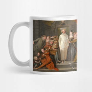 The Italian Comedians - Antoine Watteau Mug