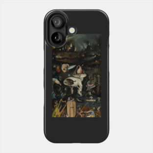 Hell, The Garden of Earthly Delights - Hieronymus Bosch Phone Case