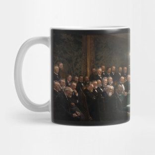 Peder Severin Krøyer's - A meeting in the Royal Danish Academy of Sciences and Letters Mug