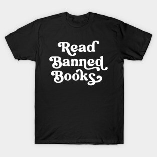 Read Banned Books Retro Lettering T-Shirt