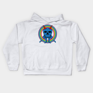 grim reaper octopus colorforms Kids Hoodie