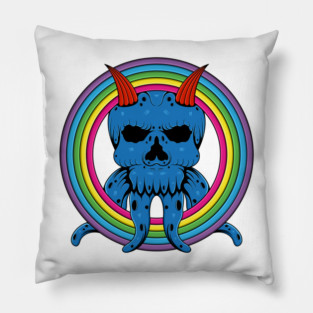 grim reaper octopus colorforms Pillow