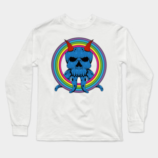 grim reaper octopus colorforms Long Sleeve T-Shirt