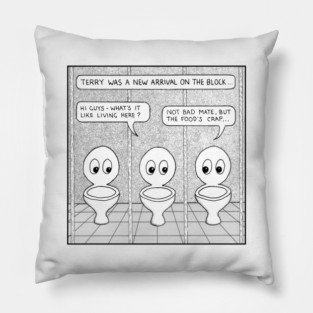 New toilet on the block Pillow