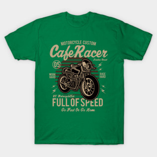 Modern Cafe Racer - Motorcycle Custom T-Shirt
