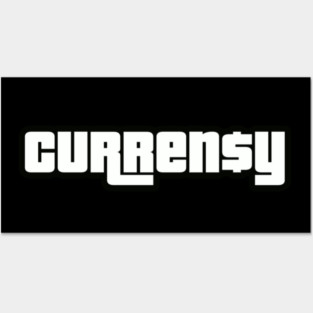 Curren$y (GTA Font) Posters and Art