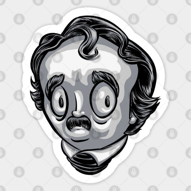 Edgar Sticker by majanation
