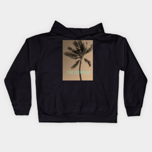 California palm tree Kids Hoodie