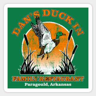 Dan's Duck In Sticker