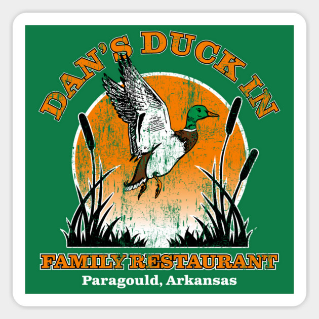Dan's Duck In Sticker by rt-shirts