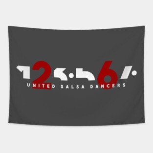 United Salsa Dancers Tapestry