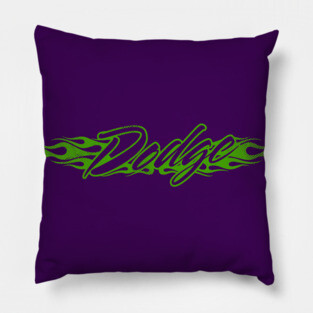 Flaming Dodge Deuce Pillow