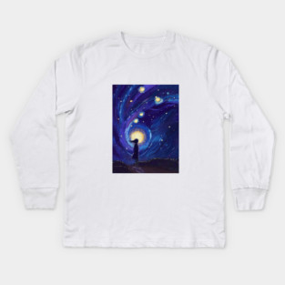 Galaxy Kids Long Sleeve T-Shirt