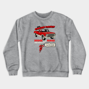 Vintage Dodge Fargo advertising by MotorManiac Crewneck Sweatshirt