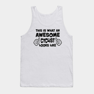 Awesome cyclist Tank Top