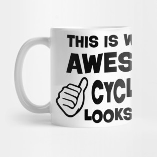 Awesome cyclist Mug