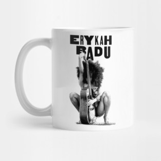 Erykah Badu | Vintage RNB Black White Mug