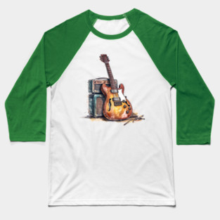Guitar & Amp Baseball T-Shirt