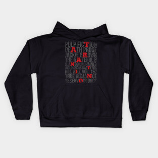 Tarantino Movies Grunge Style Kids Hoodie