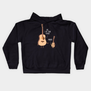 Uke I Am Your Father Kids Hoodie