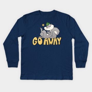 GO AWAY Kids Long Sleeve T-Shirt