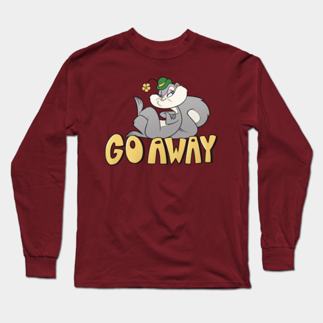 GO AWAY Long Sleeve T-Shirt by JoTheZette